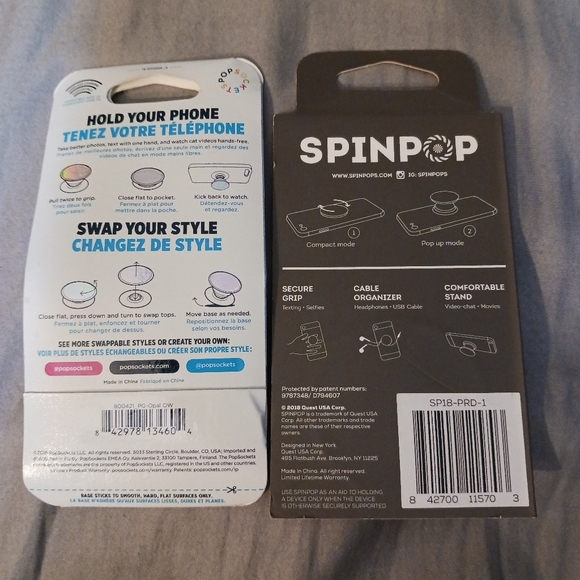 NEW! Cellphone Accessories PopSocket & SpinPop - Picture 6 of 6